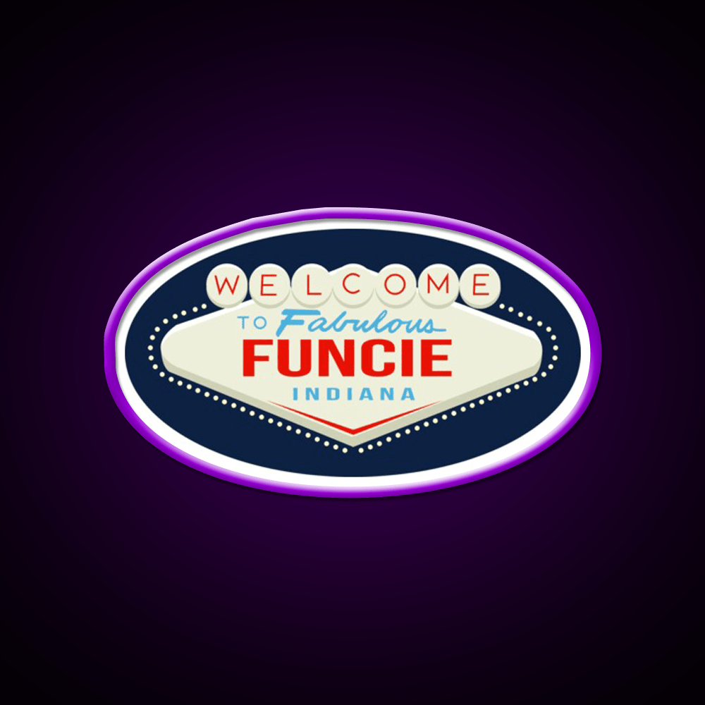 Welcome To Fabulous Funcie Indiana Welcome Led Neon Sign Open Sign Rgb Color - Shineneon