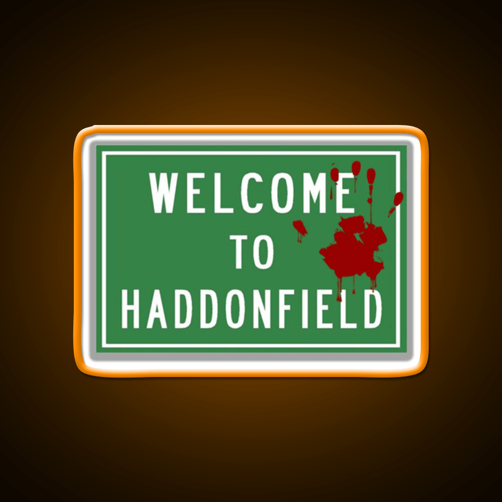 Welcome To Haddonfield Welcome Led Neon Sign Open Sign Rgb Color - Shineneon