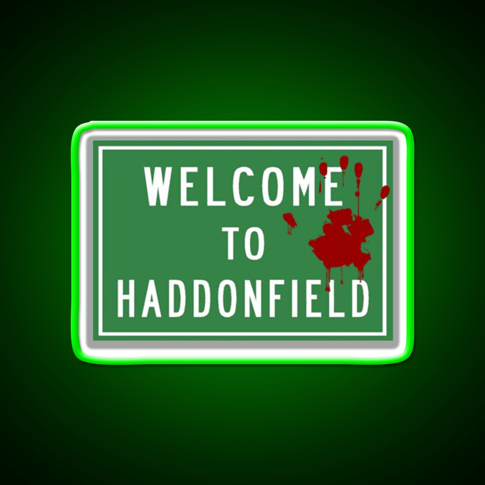 Welcome To Haddonfield Welcome Led Neon Sign Open Sign Rgb Color - Shineneon