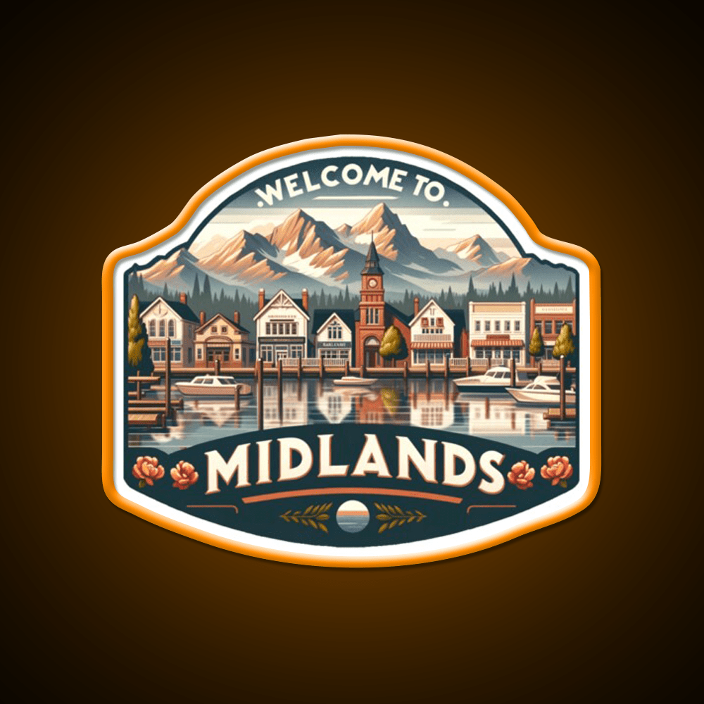 Welcome To Midlands Welcome Led Neon Sign Open Sign Rgb Color - Shineneon