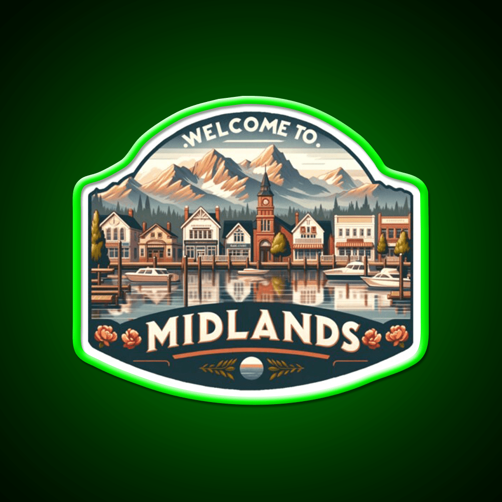 Welcome To Midlands Welcome Led Neon Sign Open Sign Rgb Color - Shineneon