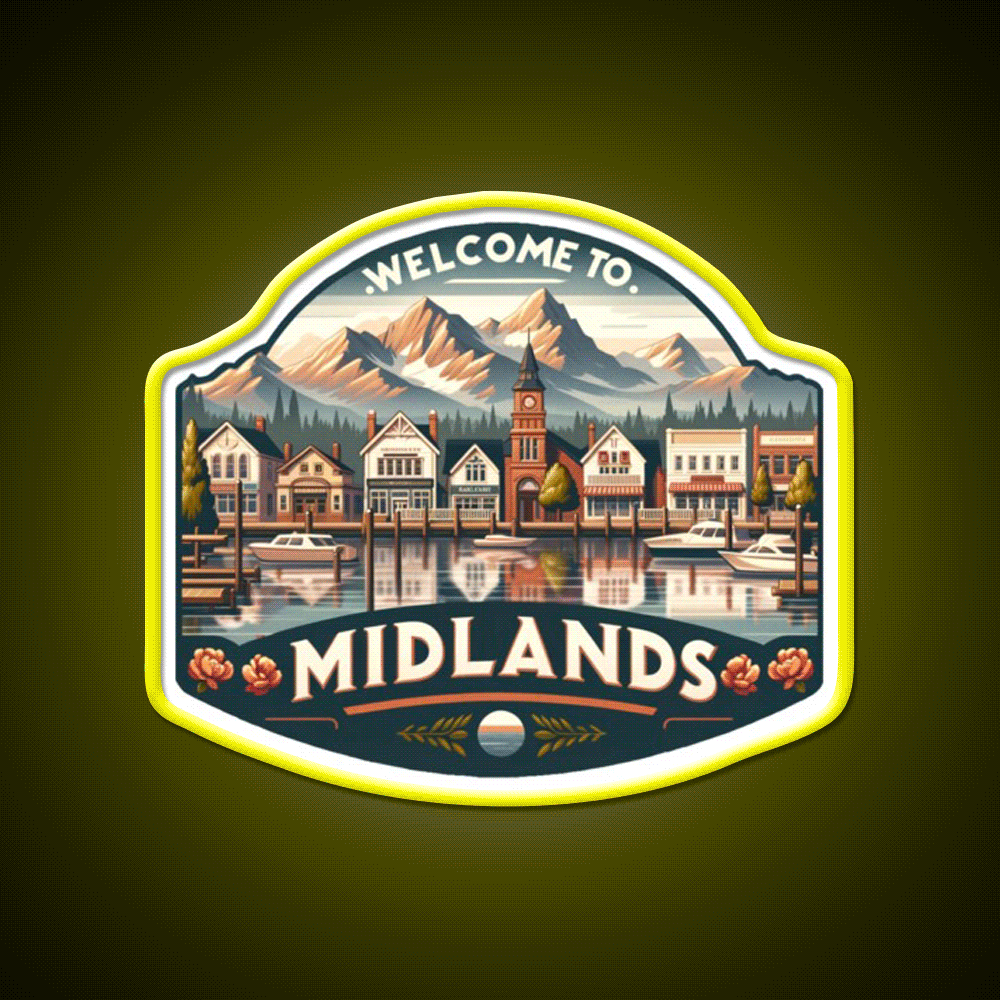 Welcome To Midlands Welcome Led Neon Sign Open Sign Rgb Color