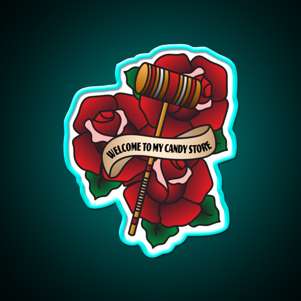 Welcome To My Candy Store Welcome Led Neon Sign Open Sign Rgb Color