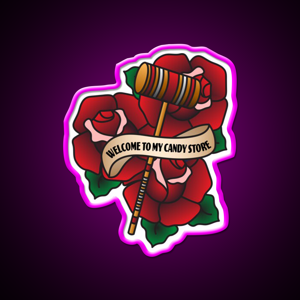 Welcome To My Candy Store Welcome Led Neon Sign Open Sign Rgb Color