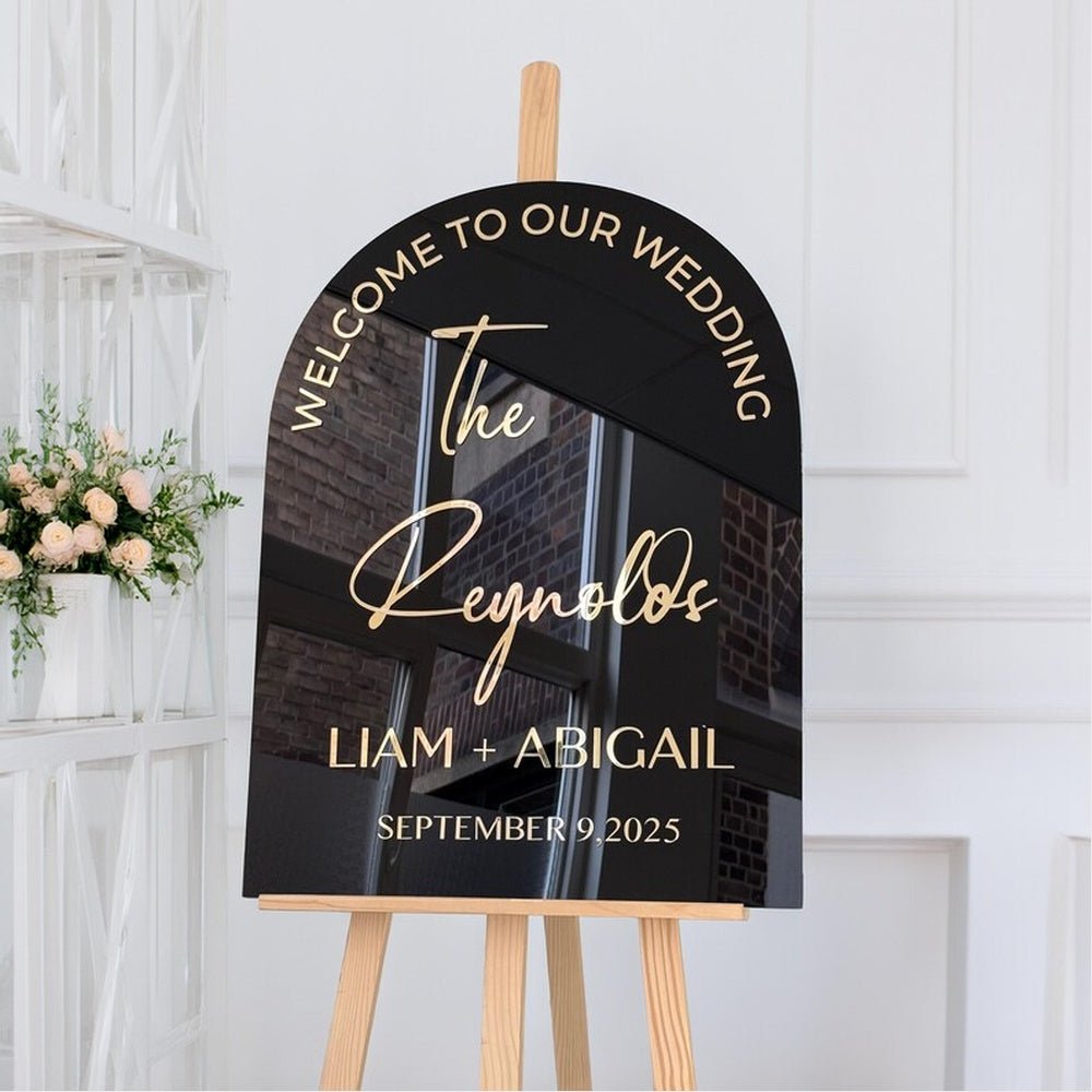 Welcome To Our Wedding Acrylic Business Logo Sign - Shineneon
