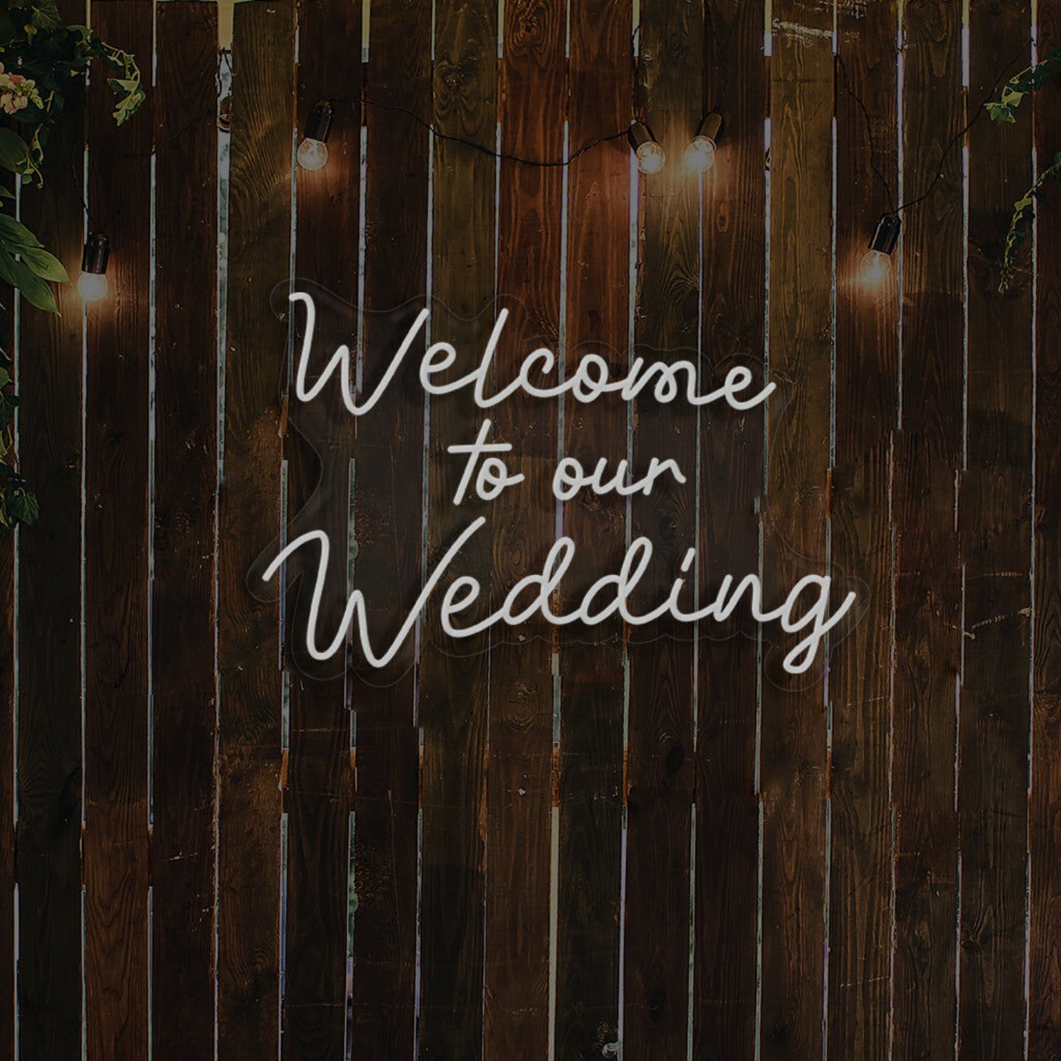 Welcome To Our Wedding Neon Gateway To Love | Shineneon
