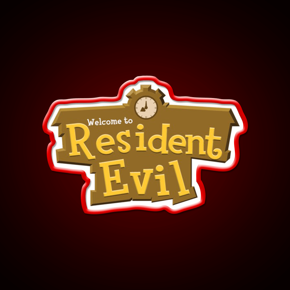 Welcome To Resident Evil Welcome Led Neon Sign Open Sign Rgb Color - Shineneon