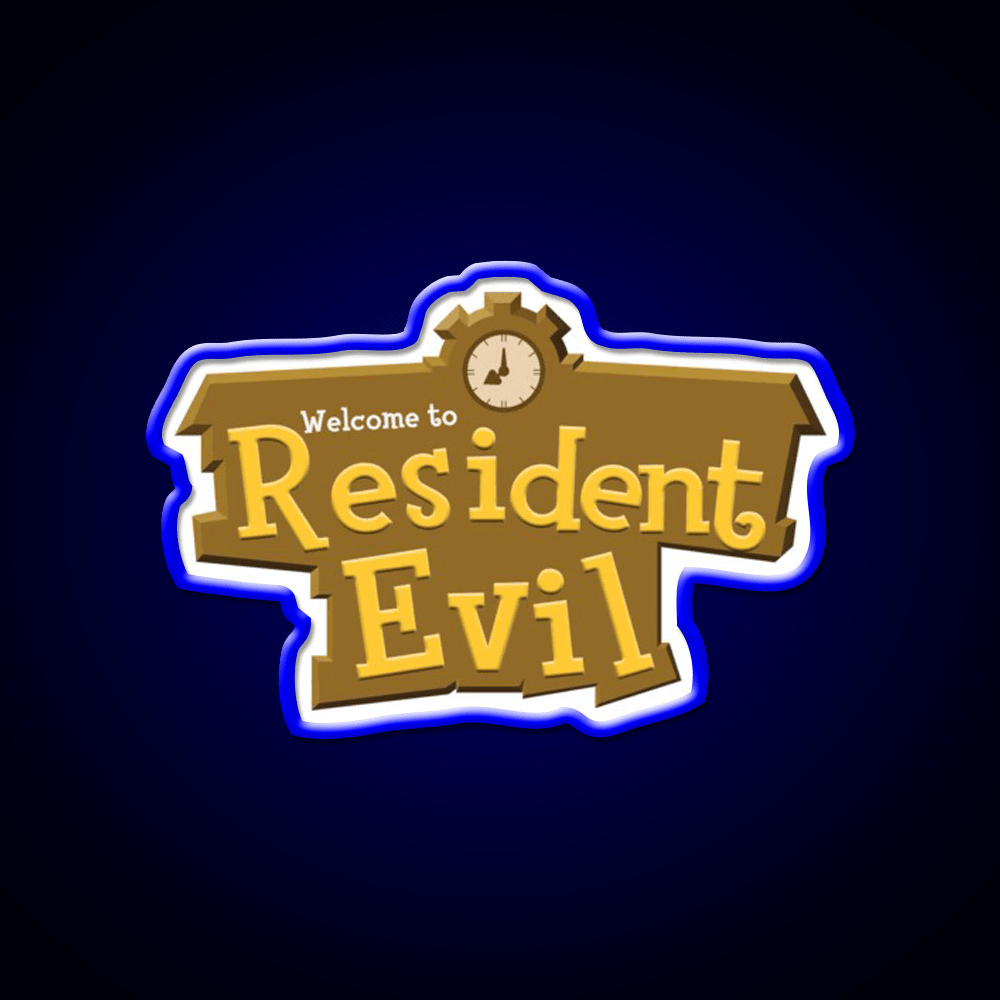 Welcome To Resident Evil Welcome Led Neon Sign Open Sign Rgb Color - Shineneon