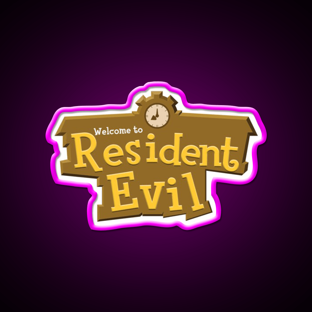 Welcome To Resident Evil Welcome Led Neon Sign Open Sign Rgb Color - Shineneon