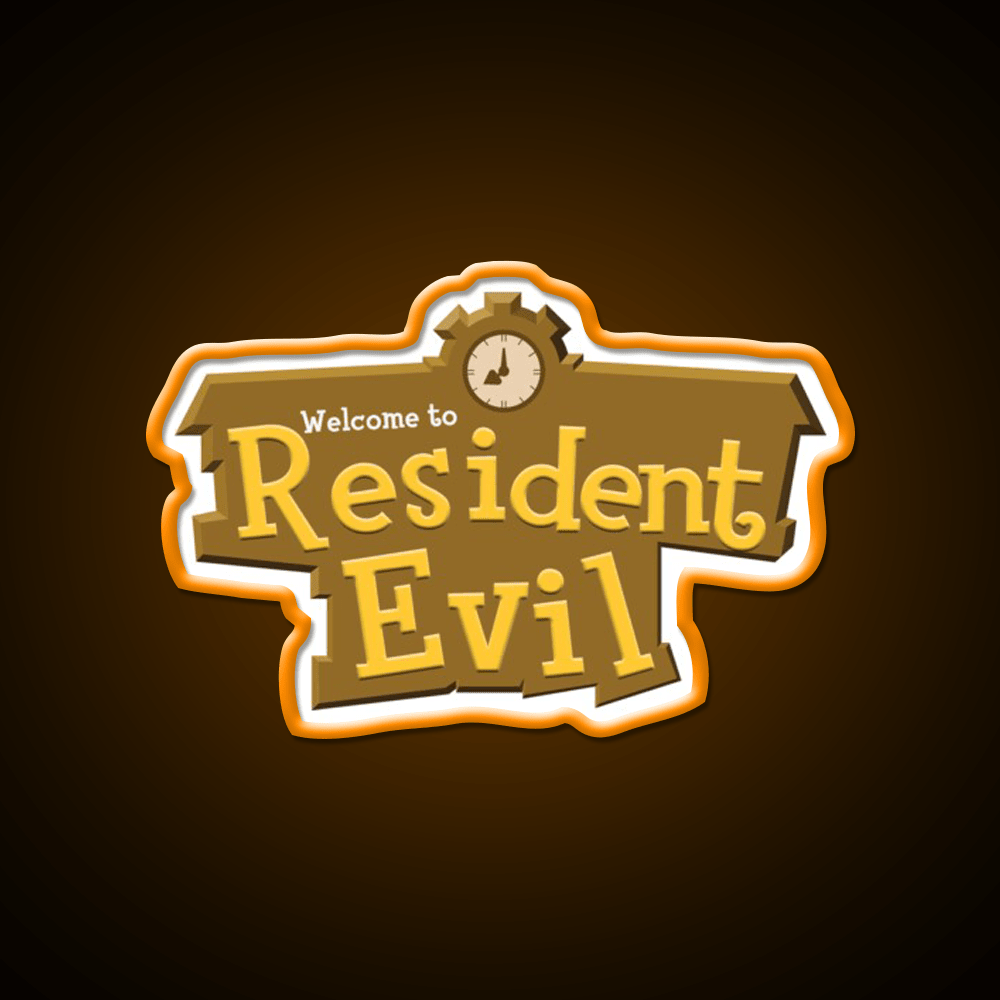Welcome To Resident Evil Welcome Led Neon Sign Open Sign Rgb Color - Shineneon