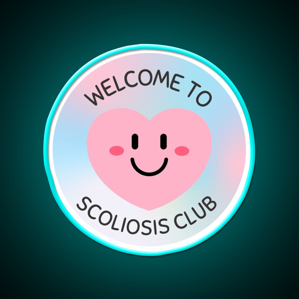 Welcome To Scoliosis Club Welcome Led Neon Sign Open Sign Rgb Color - Shineneon
