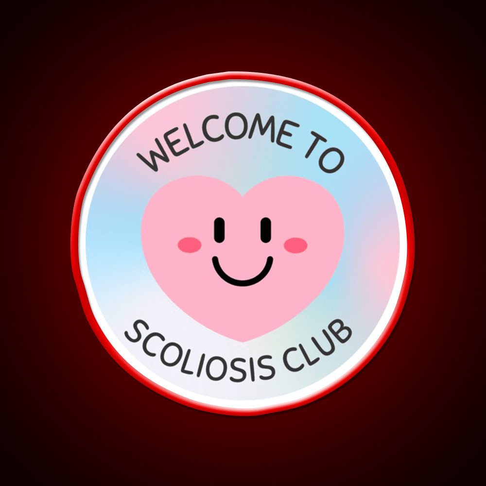 Welcome To Scoliosis Club Welcome Led Neon Sign Open Sign Rgb Color - Shineneon