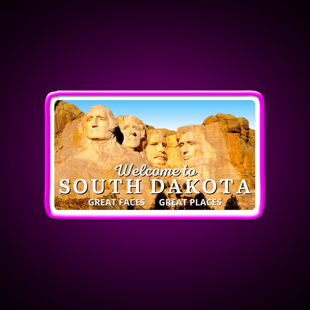 Welcome To South Dakota Welcome Led Neon Sign Open Sign Rgb Color - Shineneon