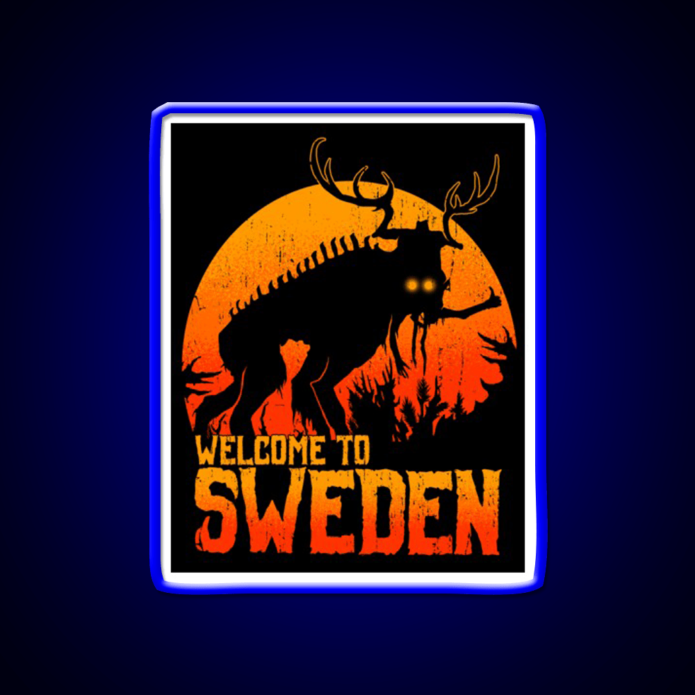 Welcome To Sweden Welcome Led Neon Sign Open Sign Rgb Color - Shineneon