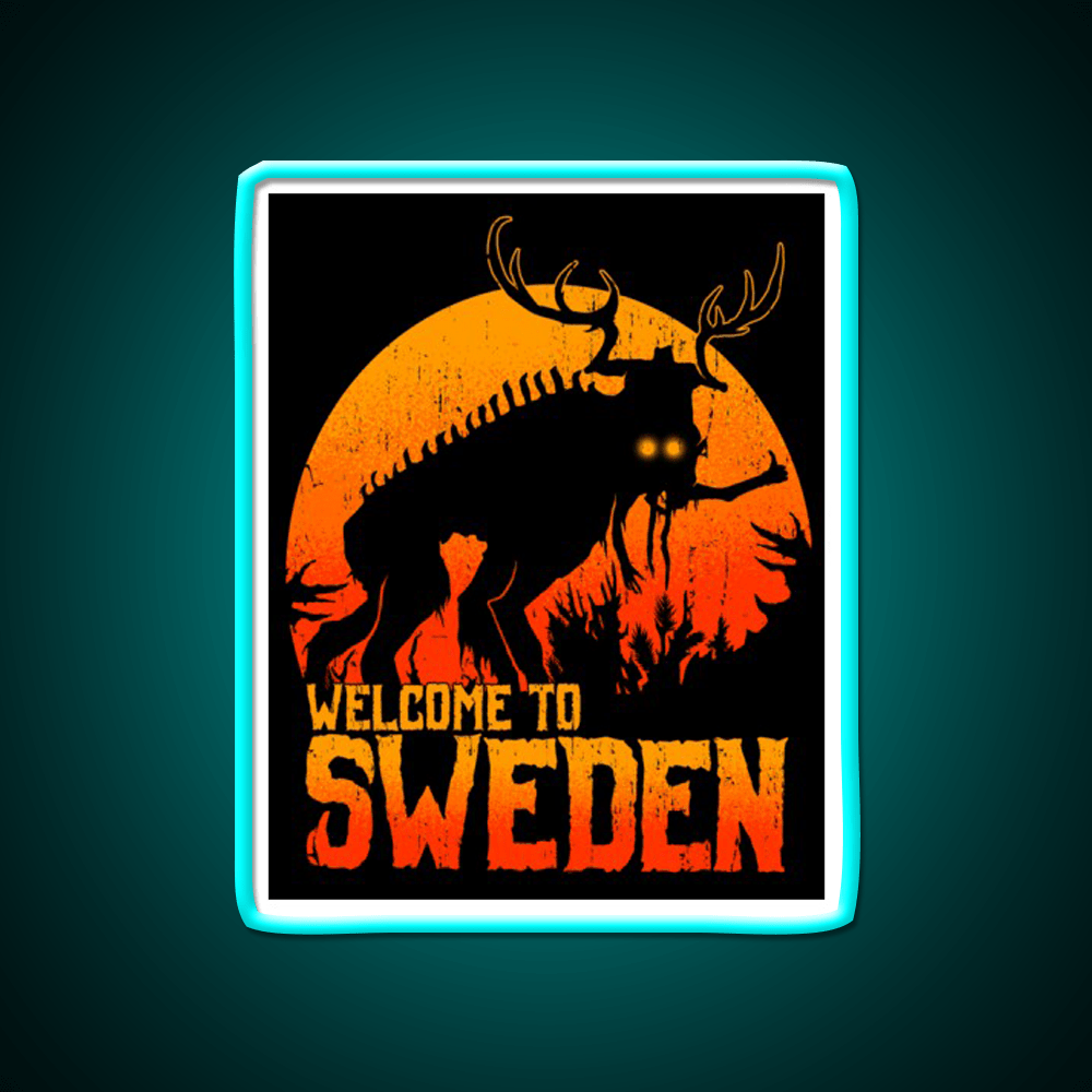 Welcome To Sweden Welcome Led Neon Sign Open Sign Rgb Color - Shineneon