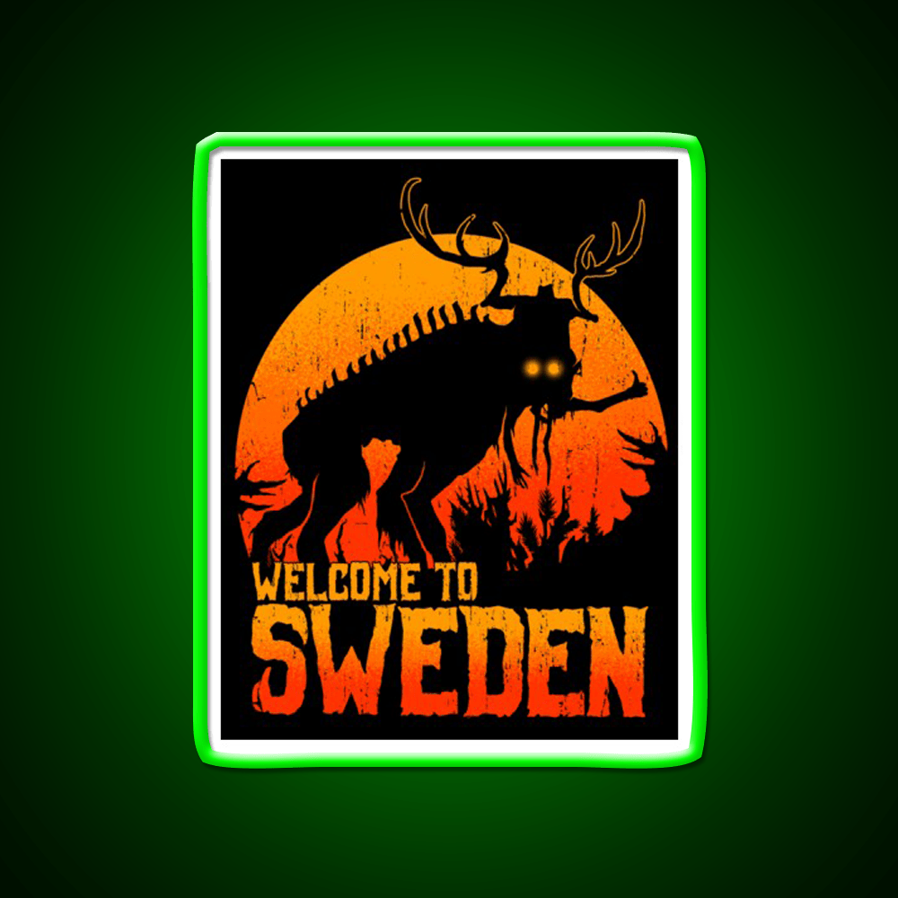 Welcome To Sweden Welcome Led Neon Sign Open Sign Rgb Color - Shineneon