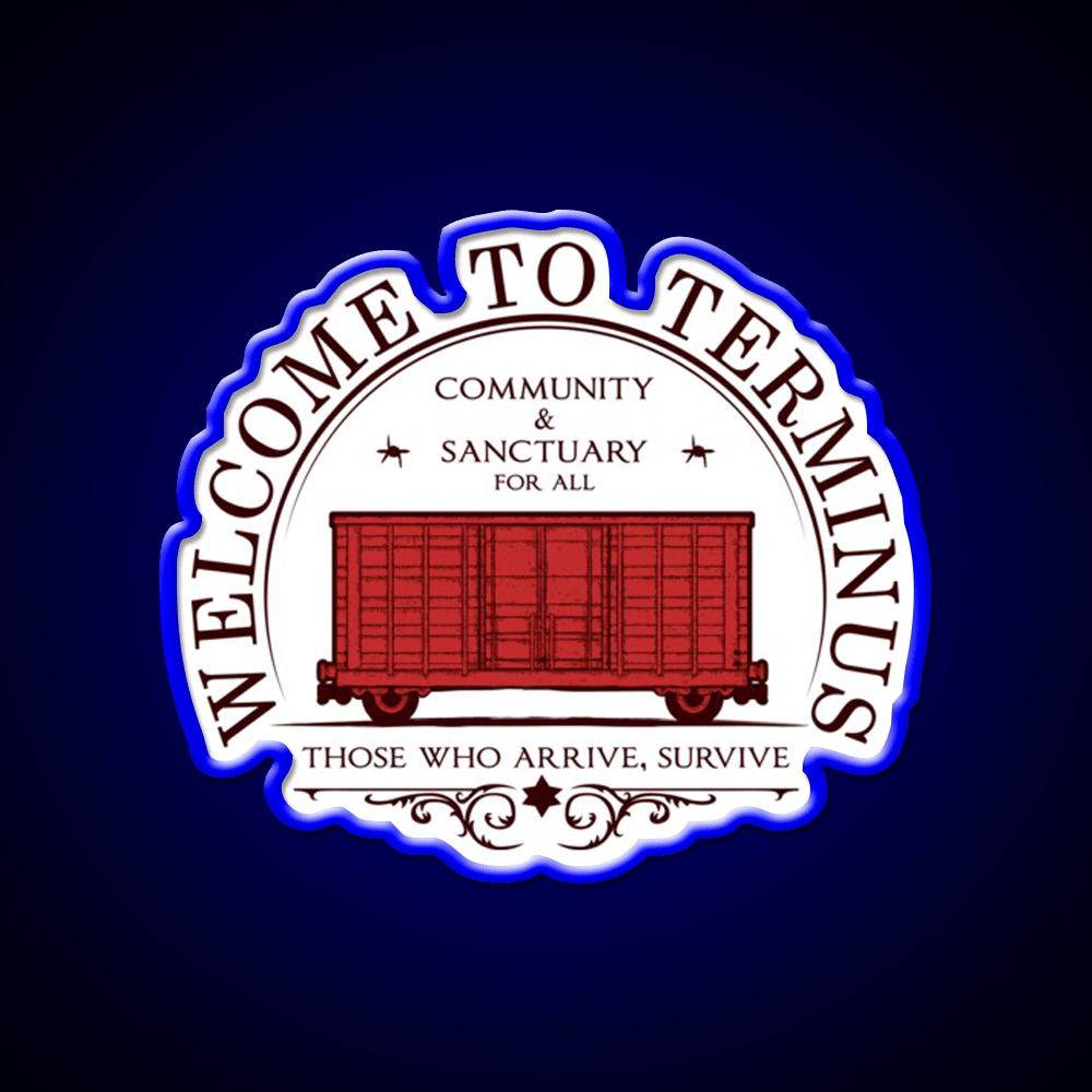 Welcome To Terminus Welcome Led Neon Sign Open Sign Rgb Color - Shineneon