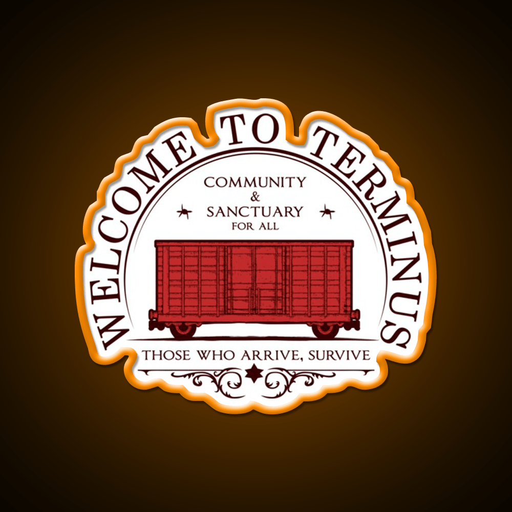 Welcome To Terminus Welcome Led Neon Sign Open Sign Rgb Color - Shineneon