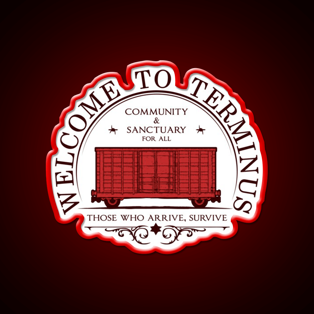 Welcome To Terminus Welcome Led Neon Sign Open Sign Rgb Color - Shineneon