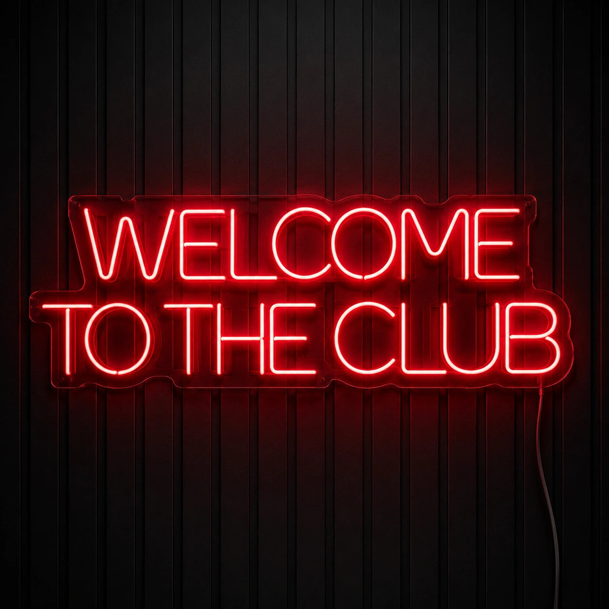 Welcome To The Club Neon Sign LED Neon Sign high-converting product image