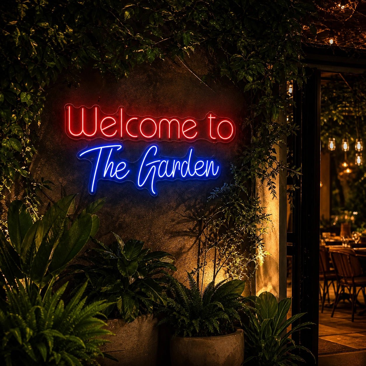 Welcome To The Garden LED Neon Sign - Shineneon