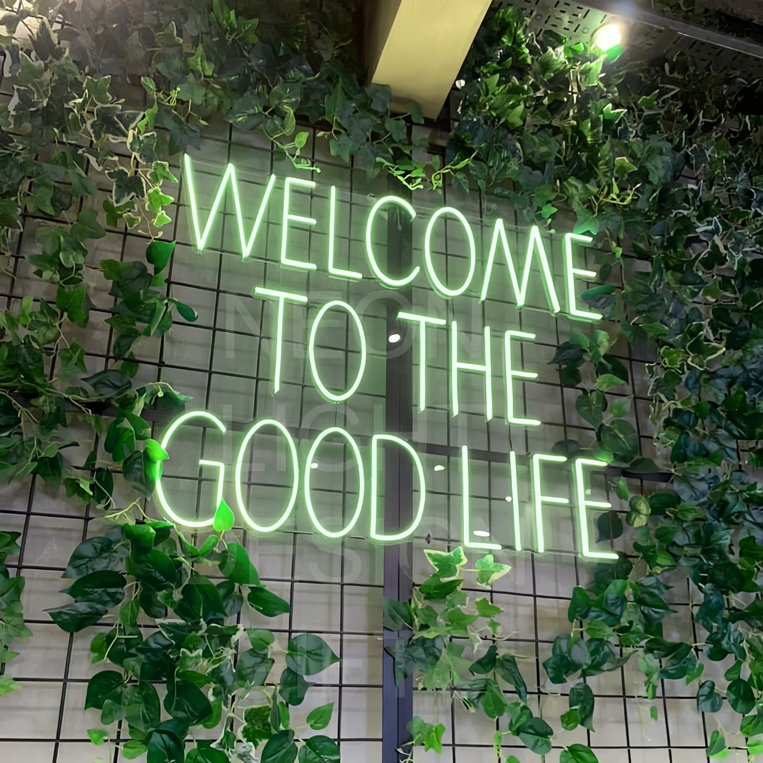 Welcome To The Good Life Illuminate Your Journey In Neon | Shineneon