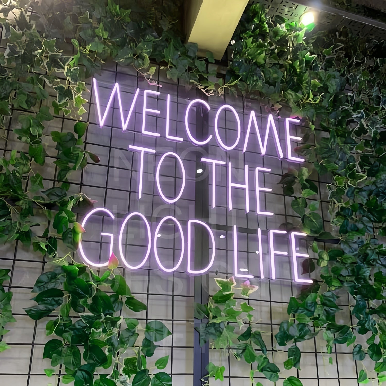 Welcome To The Good Life Illuminate Your Journey In Neon | Shineneon