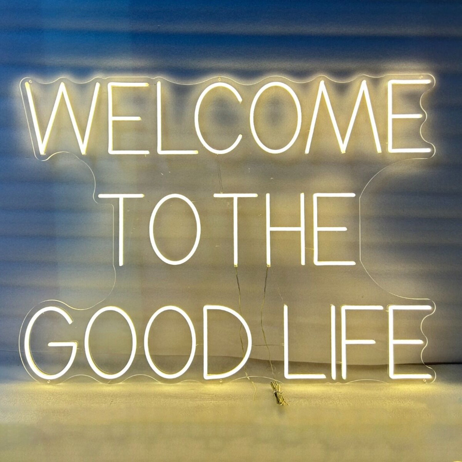 Welcome To The Good Life Illuminate Your Journey In Neon | Shineneon
