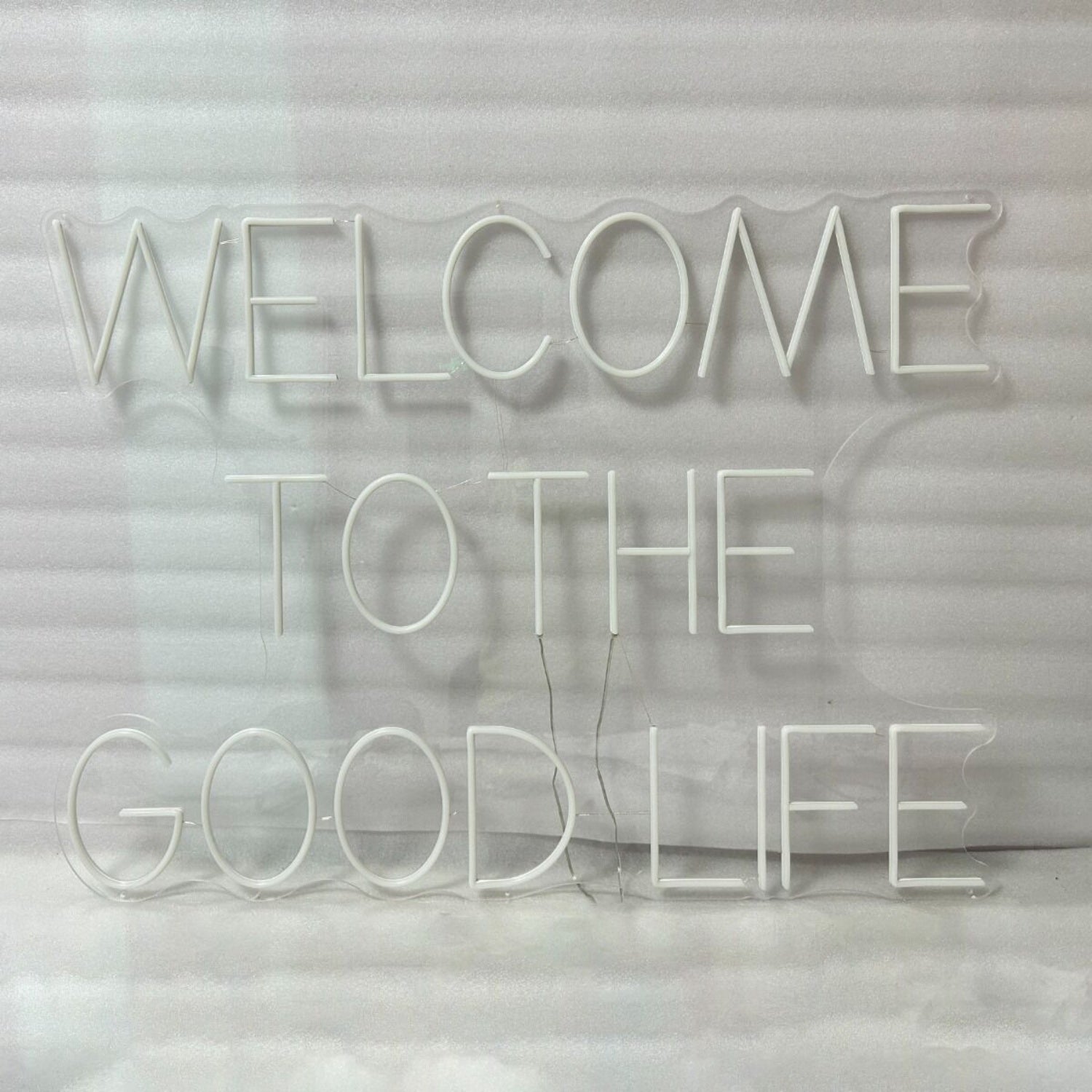 Welcome To The Good Life Illuminate Your Journey In Neon | Shineneon