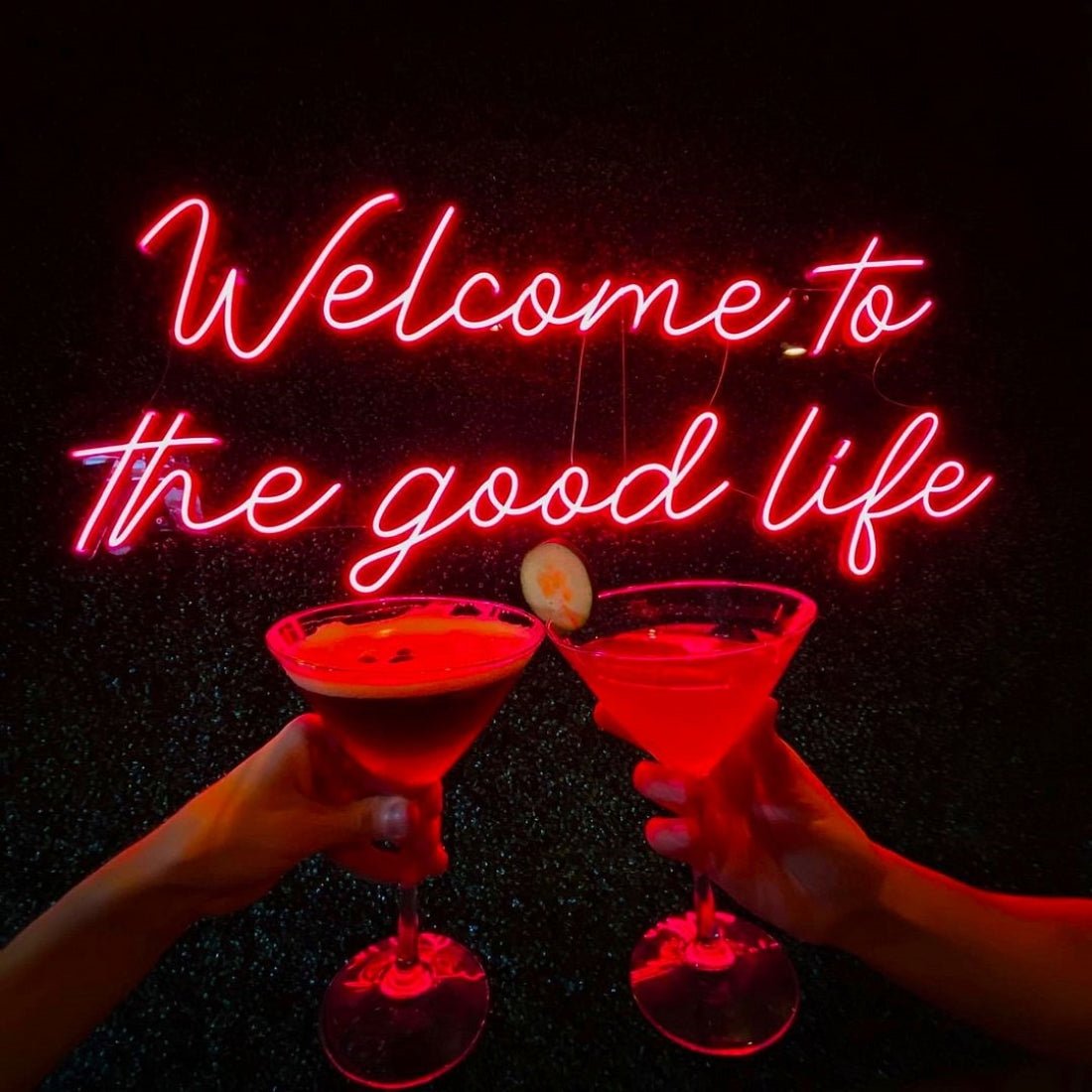 Welcome To The Good Life Led Sign Business Neon Sign - Shineneon