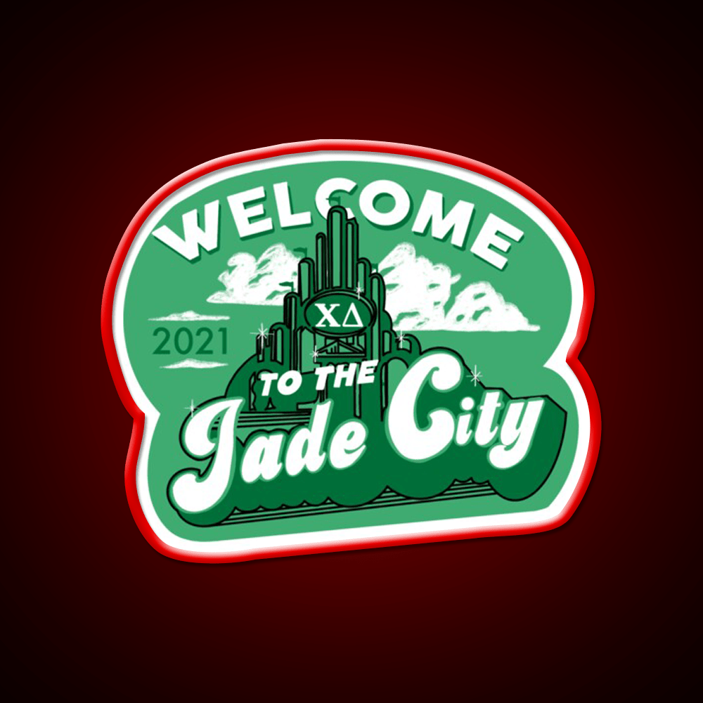Welcome To The Jade City Welcome Led Neon Sign Open Sign Rgb Color - Shineneon