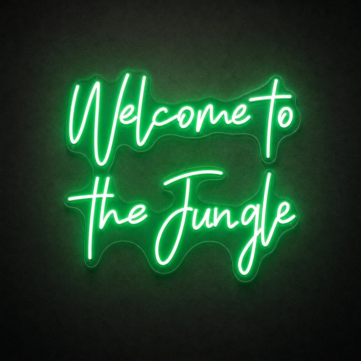 Welcome To The Jungle LED Neon Sign Garage Man Cave Neon Sign main product image