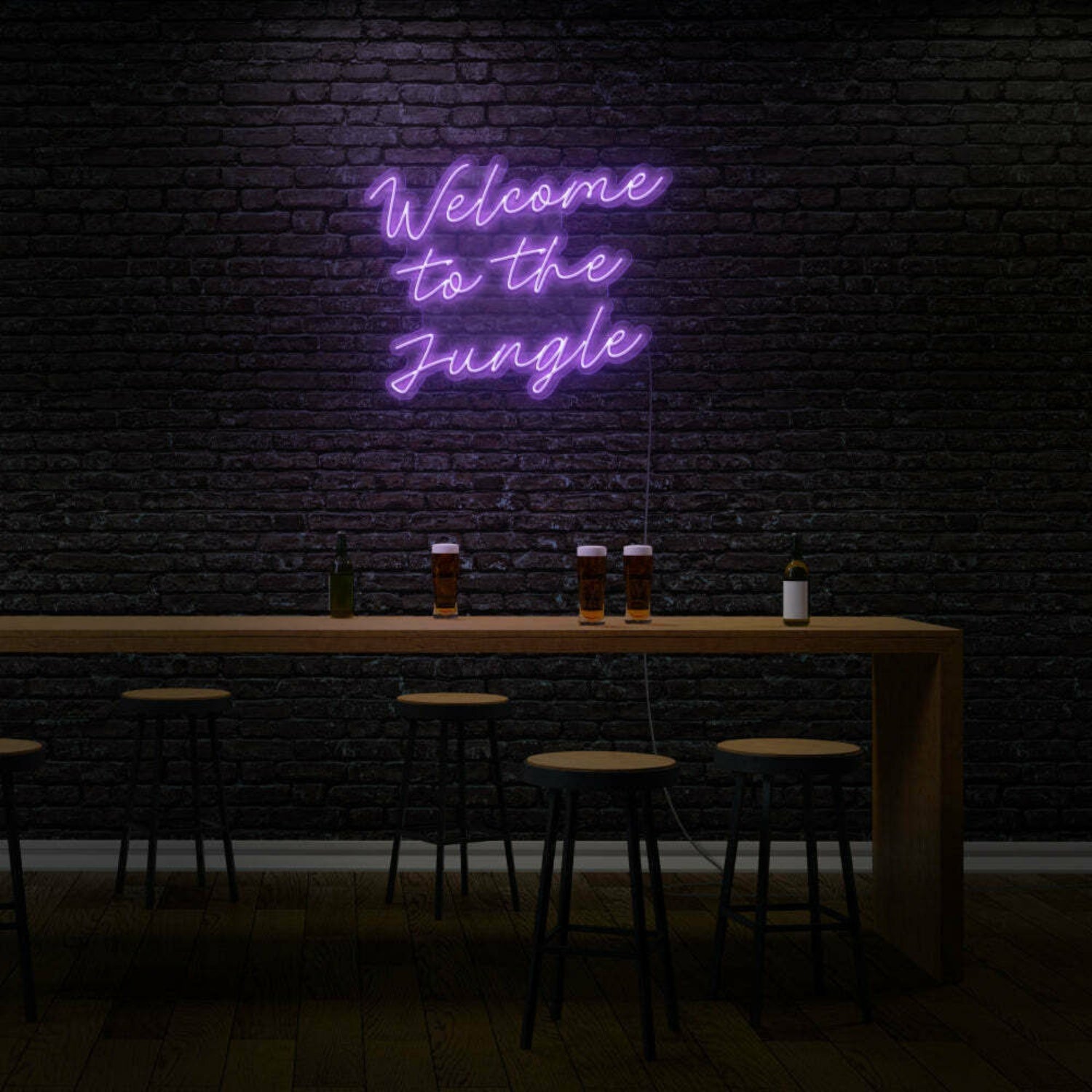 Welcome To The Jungle Led Neon Sign_1 | Shineneon