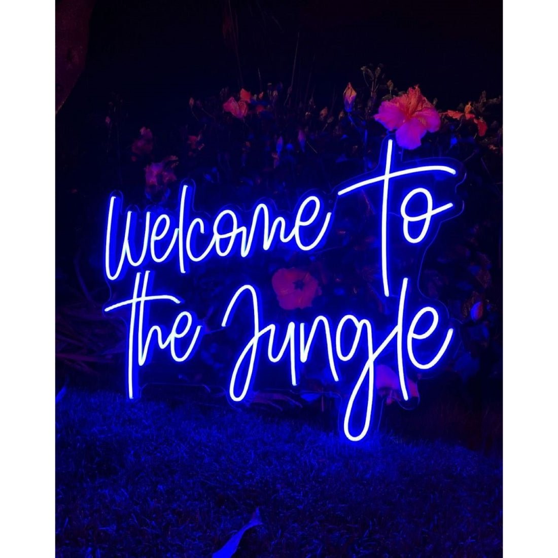 Welcome To The Jungle Led Sign Business Neon Sign Wall Art - Shineneon
