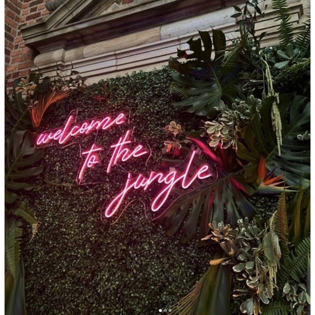 Welcome To The Jungle Led Sign Business Neon Signs0 - Shineneon