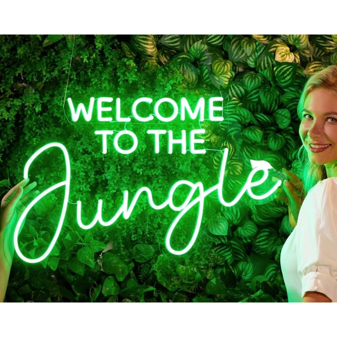 Welcome To The Jungle Neon Sign Led Signs - Shineneon