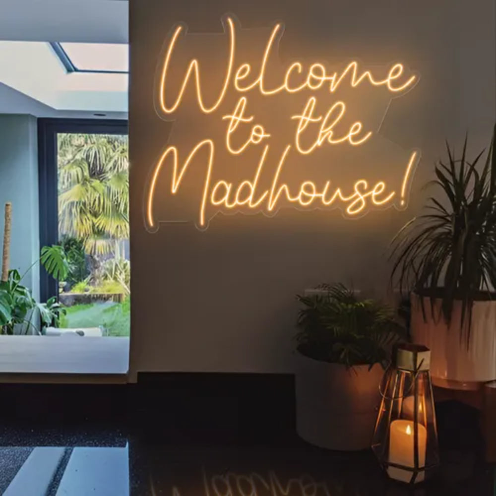 Welcome To The Madhouse Led Neon Sign | Shineneon
