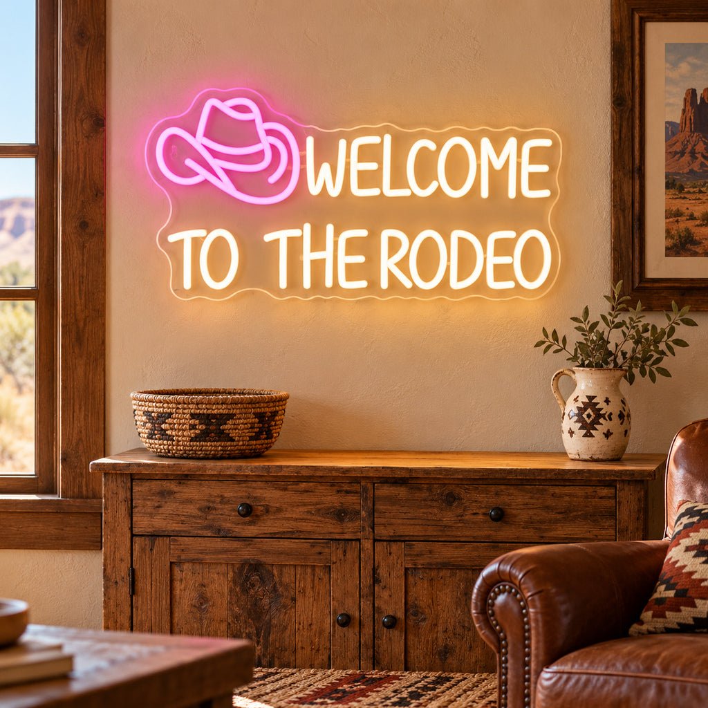 Welcome To The Rodeo LED Neon Sign - Shineneon