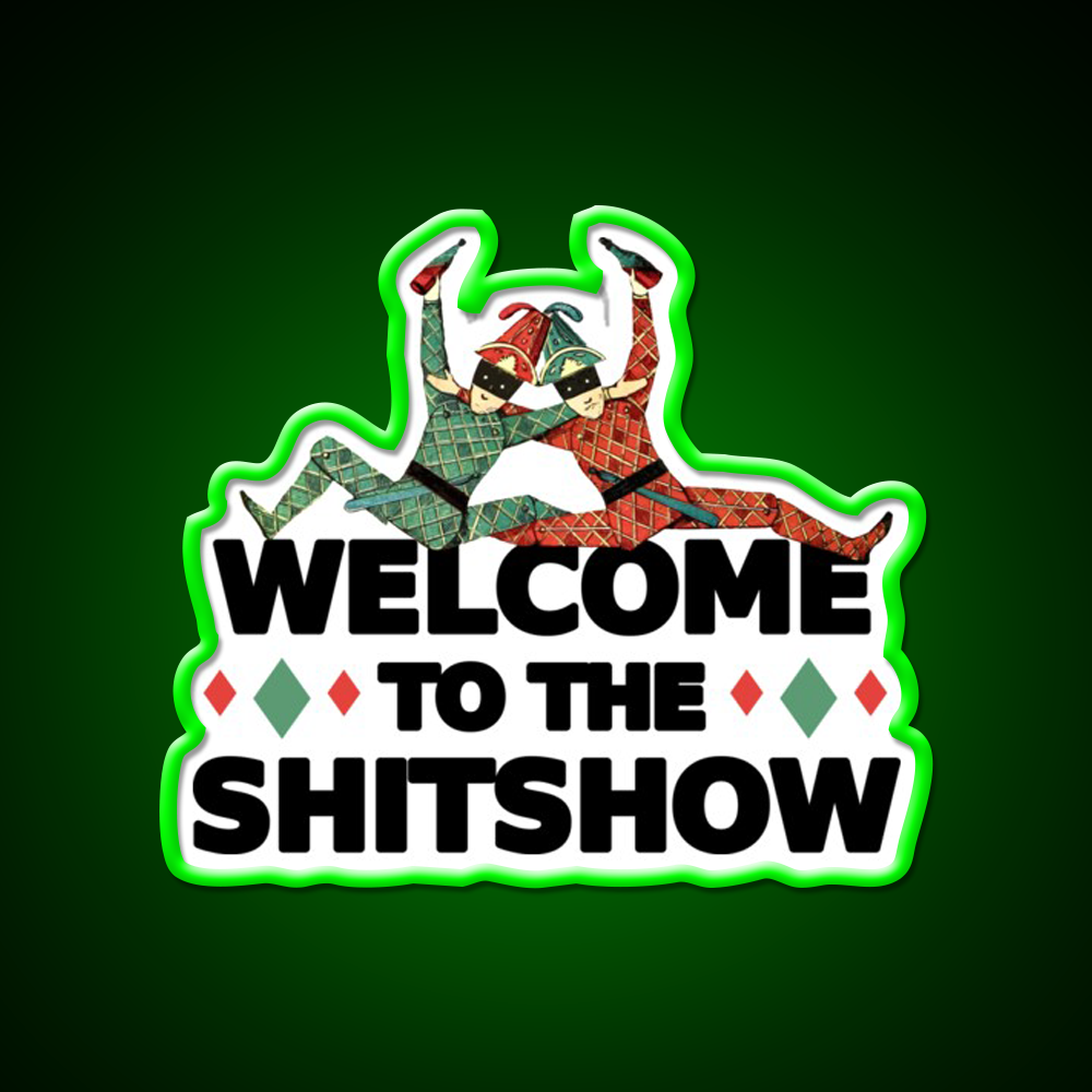Welcome To The Shitshow Drinking Buddies Man Cave Bar Led Neon Sign Rgb Color