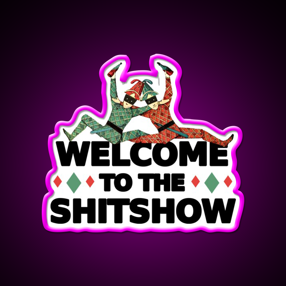 Welcome To The Shitshow Drinking Buddies Man Cave Bar Led Neon Sign Rgb Color
