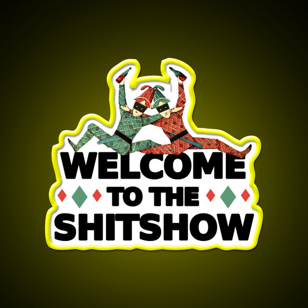 Welcome To The Shitshow Drinking Buddies Man Cave Bar Led Neon Sign Rgb Color