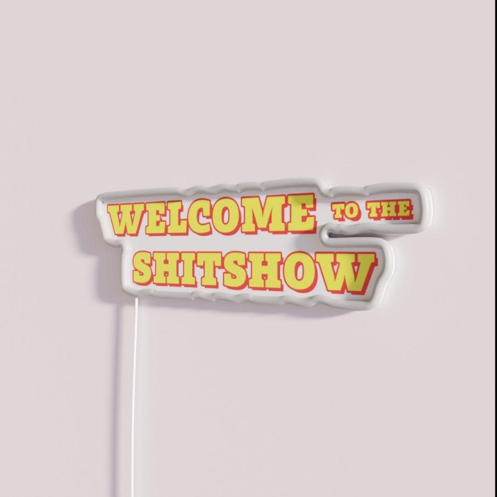 Welcome To The Shitshow Rgb Led Neon Sign Restaurant Wall Art - Shineneon