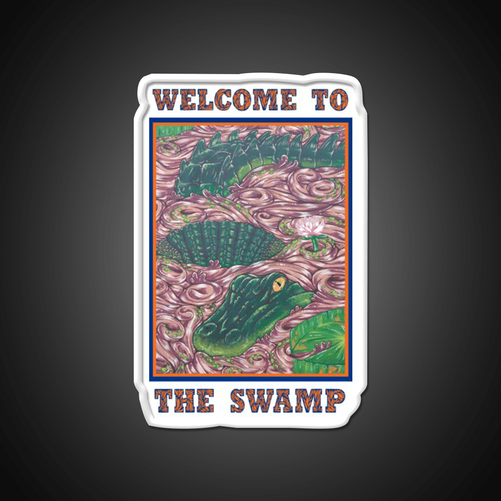 Welcome To The Swamp Welcome Led Neon Sign Open Sign Rgb Color - Shineneon