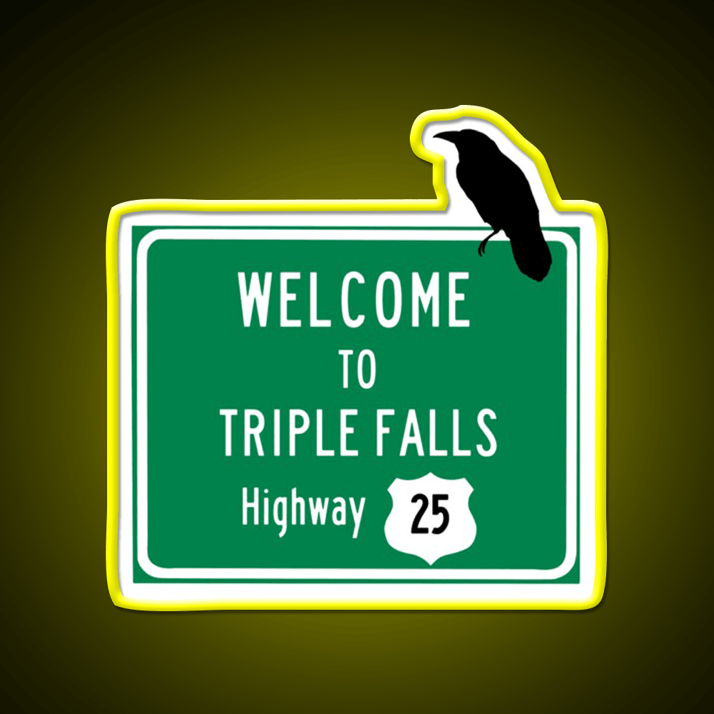 Welcome To Triple Falls Welcome Led Neon Sign Open Sign Rgb Color - Shineneon