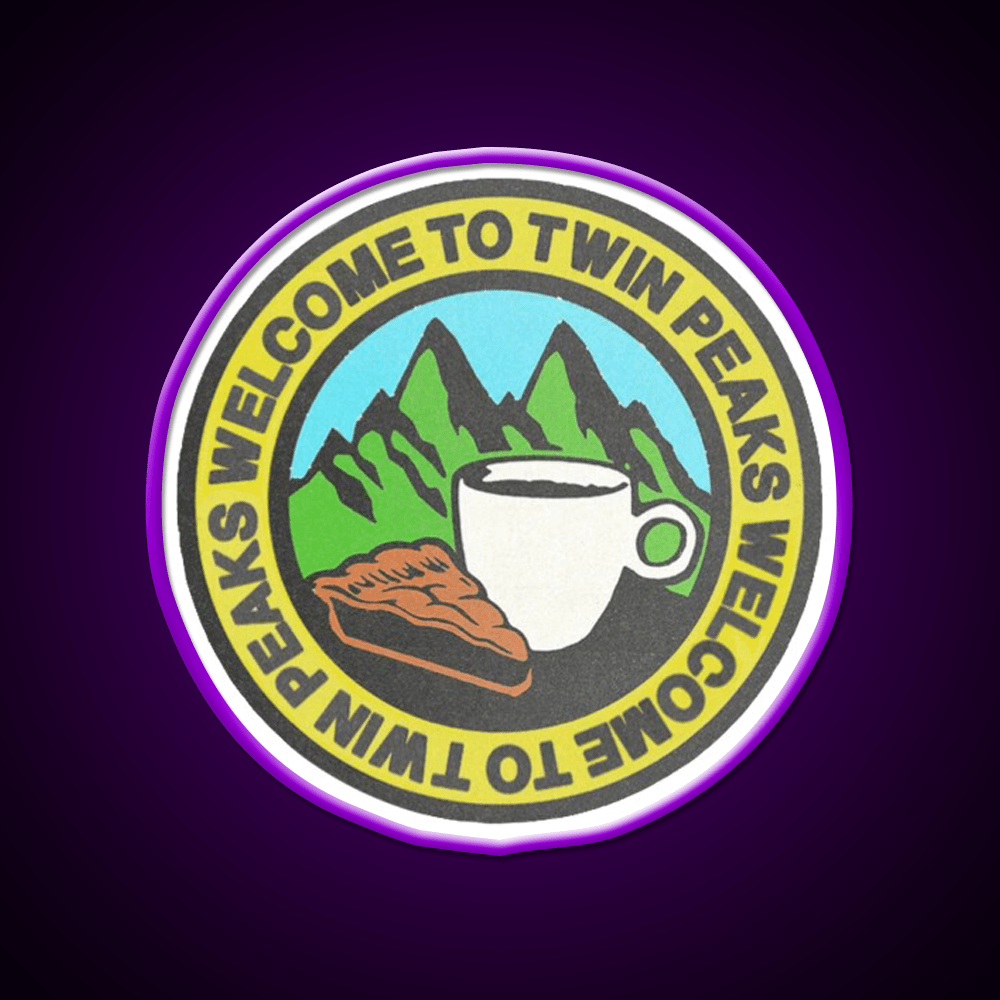 Welcome To Twin Peaks Welcome Led Neon Sign Open Sign Rgb Color - Shineneon