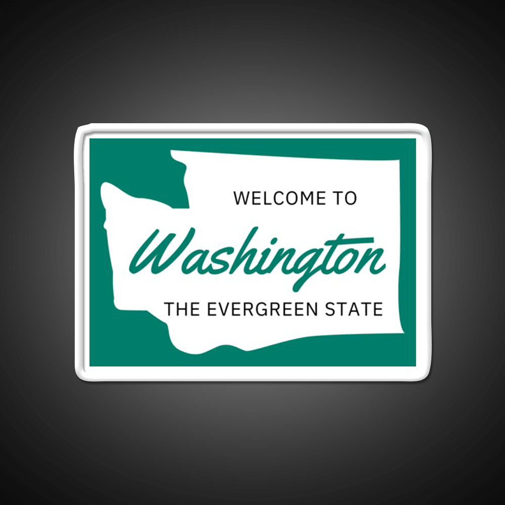 Welcome To Washington Welcome Led Neon Sign Open Sign Rgb Color - Shineneon