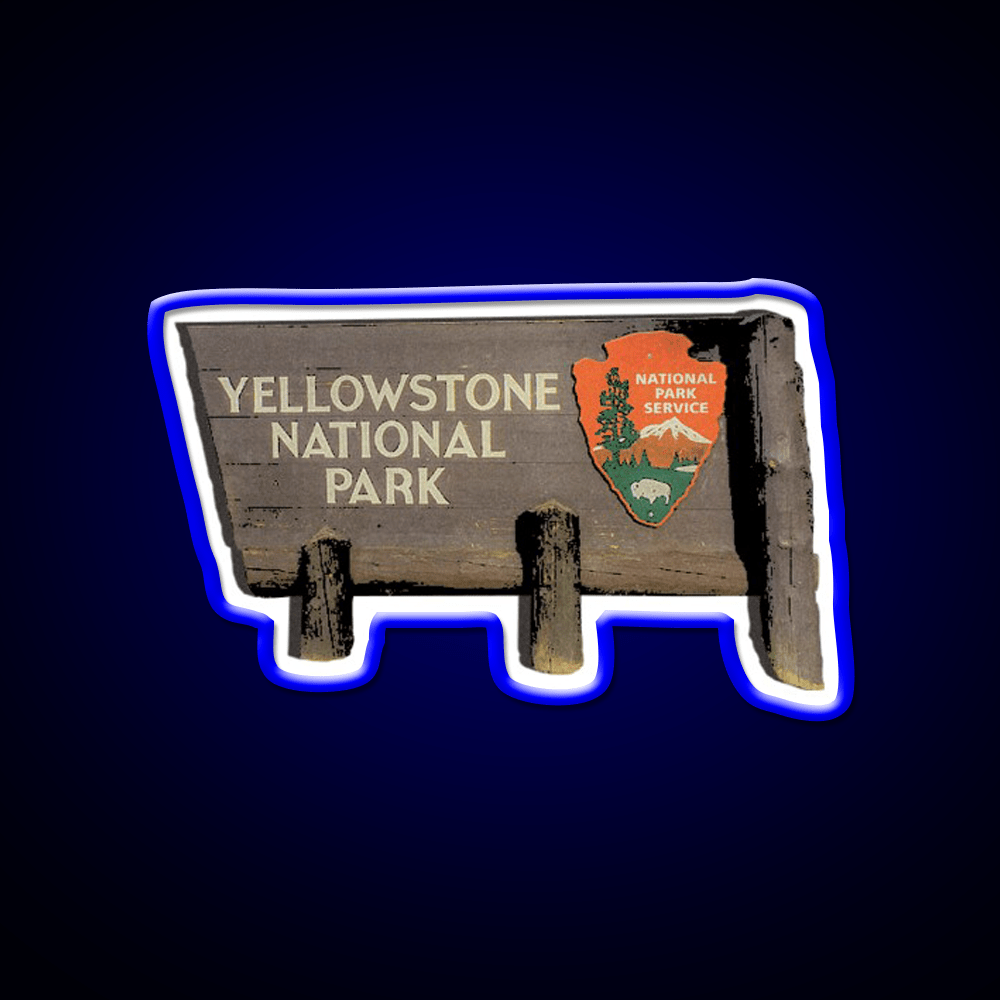 Welcome To Yellowstone Welcome Led Neon Sign Open Sign Rgb Color - Shineneon