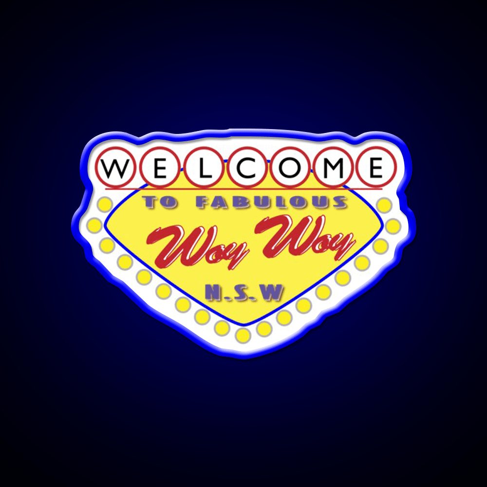 Welcome Woy Woy Sign Welcome Led Neon Sign Open Sign Rgb Color - Shineneon