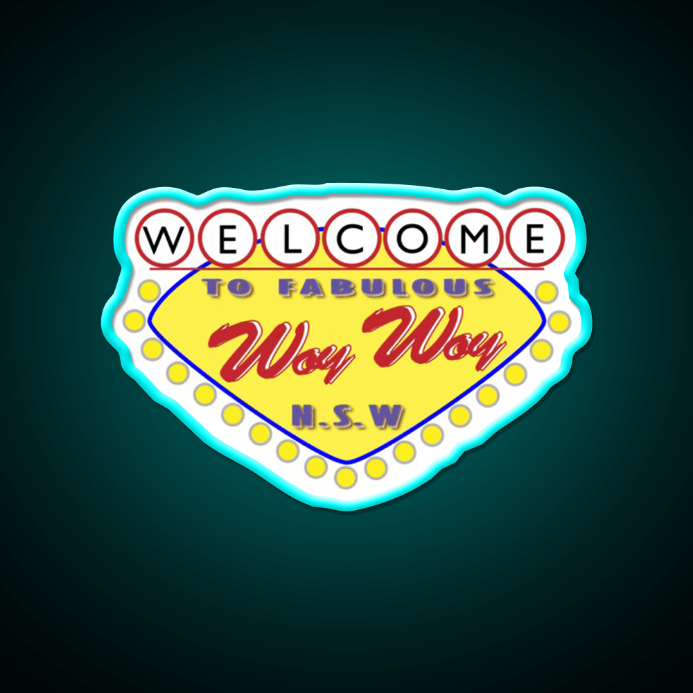 Welcome Woy Woy Sign Welcome Led Neon Sign Open Sign Rgb Color - Shineneon