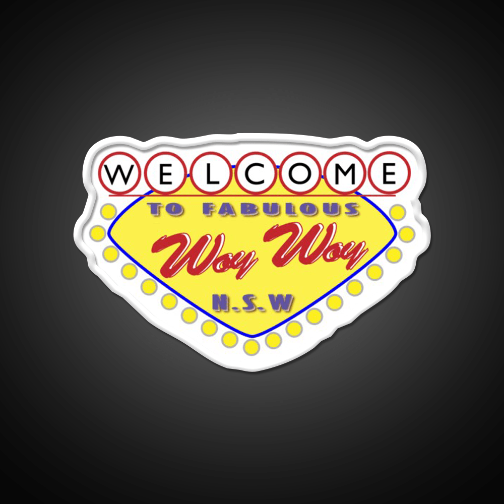 Welcome Woy Woy Sign Welcome Led Neon Sign Open Sign Rgb Color - Shineneon